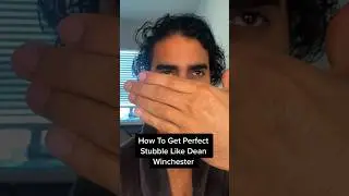 How To Get Perfect Stubble Like Dean Winchester #stubble #beard #deanwinchester