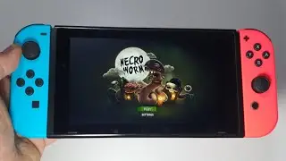 NecroWorm Nintendo Switch handheld gameplay