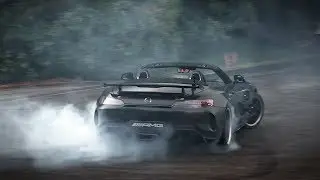 Mercedes AMG GT R Roadster and GT R Pro - drift and loud acceleration sounds!!!