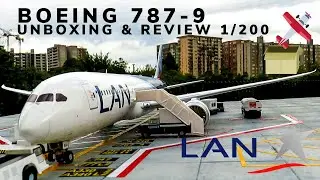 JC WINGS 1:200 | LAN CHILE Boeing 787-9 (CC-BGA) &iexcl;&iexcl;Unboxing & Review!! | Hawks Aviation