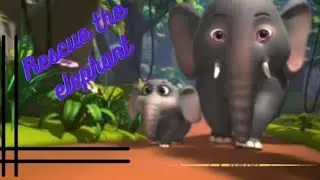 Rescue the elephant//cartoon video//@deep randhawa