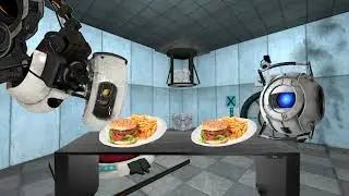 Steamed Hams but it's GLaDoS and Wheatley (15.ai)