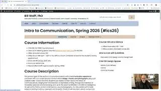 COM 100 Spring 2026 Week One Video