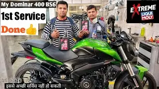 First service of bajaj Dominar 400UG BS6 | With Liqui Moly | Service Cost, Vlogger Akash Chaturvedi