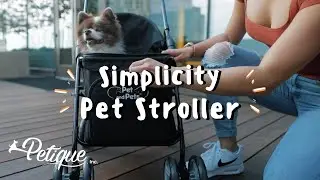Pet and Pets Simplicity Pet Stroller - Durable, Light and Smooth