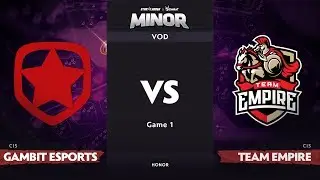 [RU] Gambit Esports vs Team Empire, Game 1, CIS Qualifier, StarLadder ImbaTV Dota 2 Minor