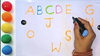ABC Song | Alphabet Writing for Kids | A to Z Dotted Line Tracing | Dodo Learns TV # 7