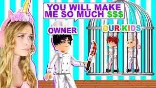 EVIL PIZZA OWNER MAKES OUR KIDS WORK FOR *FREE* IN ADOPT ME! (ROBLOX)