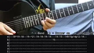 November Rain - Guns N' Roses | Guitar solo outro tutorial | With TAB!