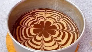 2 egg cake recipe /Zebra cake/Simple and Delicious Cooking