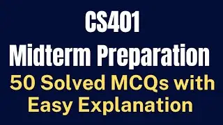 CS401 Computer Architecture and Assembly Language Programming Midterm MCQs Preparation [50 imp exp]