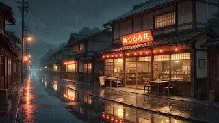 Misty Kobe Tea House Morning Lofi Chillhop | Zen City Ambience for Relax