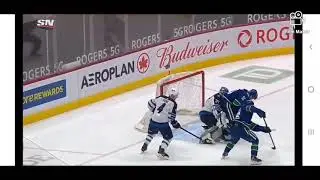 Bo Horvat Injury Vs Winnipeg Jets Hit By Shot 2021