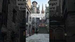 Was any Harry Potter filmed in Edinburgh? Harry Potter Locations in Edinburgh #edinburghscotland