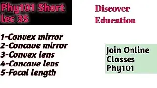 Phy101 Short Lec 35|preparation for final term|