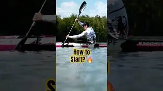 Ready, Set, GO! 🔥 How to Start? Jacob Schopf Olympic Champion #kayaksprint #waykvlogs