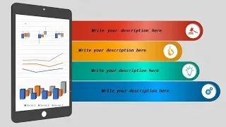 The easiest way to create  3d powerpoint mobile infographic  | infographic powerpoint tutorial