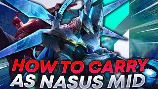 How to carry as Nasus vs LeBlanc midlane In High elo | Carnarius | League of Legends