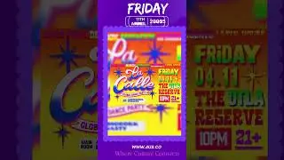 Friday Pulse: Elevate the NightApril 11 brings a sonic surge with electrifying sets, rhythmic fire.