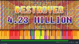 [Black MIDI] Synthesia - TSMB2, the Destroyer 4.23 million ~ TheSuperMarioBros2
