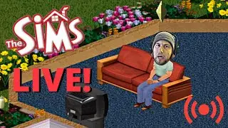🔴 The Sims 1 LIVE! | Throwing a huge house party with Drew Carey