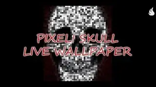 Pixel! Skull Live Wallpaper