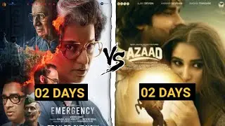 Emergency vs Azaad movie collection|Emergency movie day 2 collection| topalways