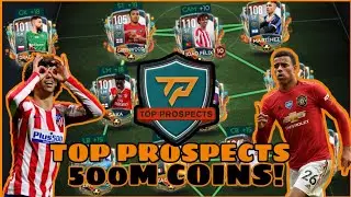 INSANE ANIMATED FULL TOP PROSPECTS SQUAD BUILDER! FIFA MOBILE 20! WONDERKIDS SQUAD! H2H GAMEPLAY!