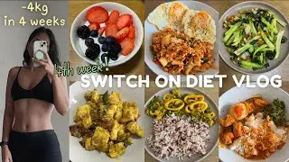 -4kg in 4th week of switch on diet (meal plan, fitness & diet recipes) 💪🏻🥗