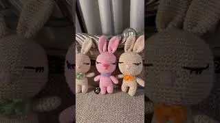 #The sleeping rabbit #crochet #دمى