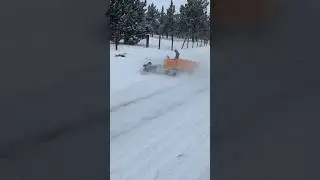 Sledding fail crash #shorts #viral #youtubeshorts #trending #fyp #fypシ #snow #fail #crash #clean
