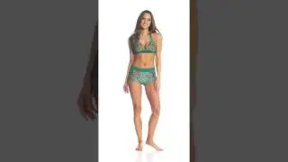 Prana Women's Fleur D'Amour Raya Boyshort Bottom | SwimOutlet.com