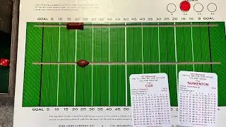 APBA football 1977 replay Green Bay at Minnesota 2nd quarter October 2nd 