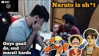 Marzil and euphoria's intense discussion on anime 🤣 | Naruto | one piece | AOT