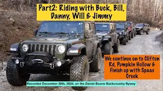 Part2-  Final trails of the day Clifton, Pumpkin Hollow & Spas Creek #dbbb, Recorded 12/30/2024