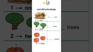 Let's Fill In The Blanks #english #counting #learning #learnenglish #cartoon #games #childrensgame