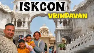 ISKCON TEMPLE  (vrindavan)|armycouple vlogs |pattalathan manaivi vlog