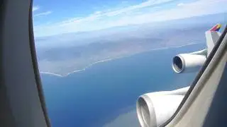 Asiana Airlines B747-400 LAX-ICN Take-off