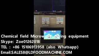 Chemical field Microwave drying equipment
