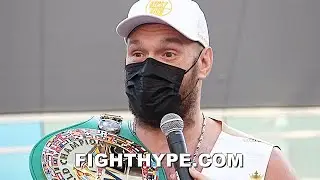 TYSON FURY FIRST WORDS FOR DEONTAY WILDER ON FIGHT WEEK; TELLS HIM HOW HE'LL 