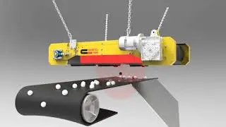 Separatore magnetico montaggio trasversale/Magnetic separator trasvelsal mounting on the belt