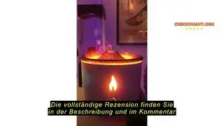 Produktbewertung: SHANNA Vulkan Humidifier Flame Aroma Diffuser: 360 ml Aromatherapy Humidifier 2 Mi