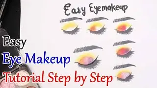 Basic & Easy Halo Eye makeup Tutorial | How to Do Eye makeup at Home Easily | Eye Shadow Tutorial