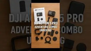 DIJI OSMO ACTION 5 PRO Adventure Combo Unboxing & Accessories