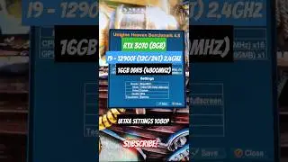i9 12900f & RTX 3070 in 2024?!?! (1440p) 🖥️ #benchmark #test #information 💻