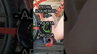 COMO SACAR Y PONER PEDALES SIN RENEGAR!!  #ciclismo
