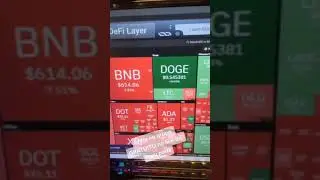 Doge subindo enquanto as outras criptomoedas despencaram!! #shorts