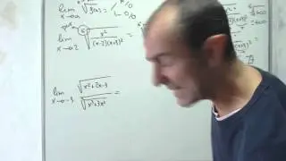 15  Límite de una función en un punto, funciones irracionales O y K partido por 0