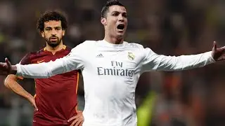 Cristiano Ronaldo's first meet Mo Salah - Real Madrid Crushed Roma