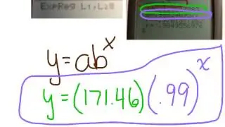 exponential regressions